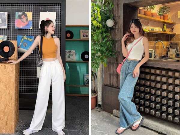 Mặc áo croptop với quần gì để khoe vóc dáng chuẩn?