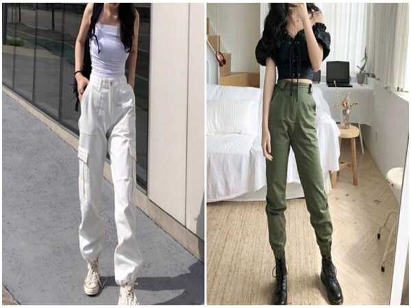 – Gợi cảm với quần jogger phối với áo croptop