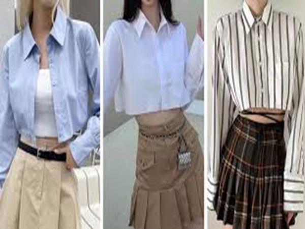 Những cách phối đồ với áo sơ mi croptop đẹp mọi lúc