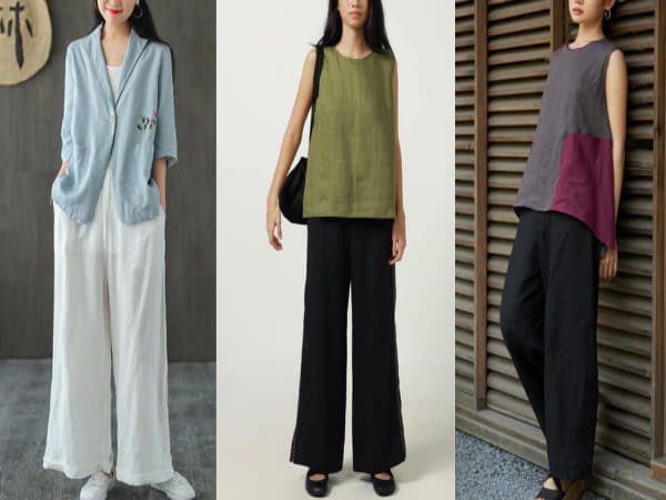 Các kiểu trang phục Linen phổ biến